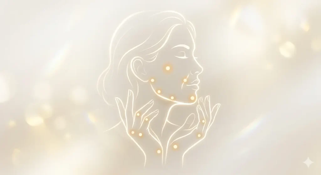 مناطق حقن الراديس في الوجه واليدين والجسم