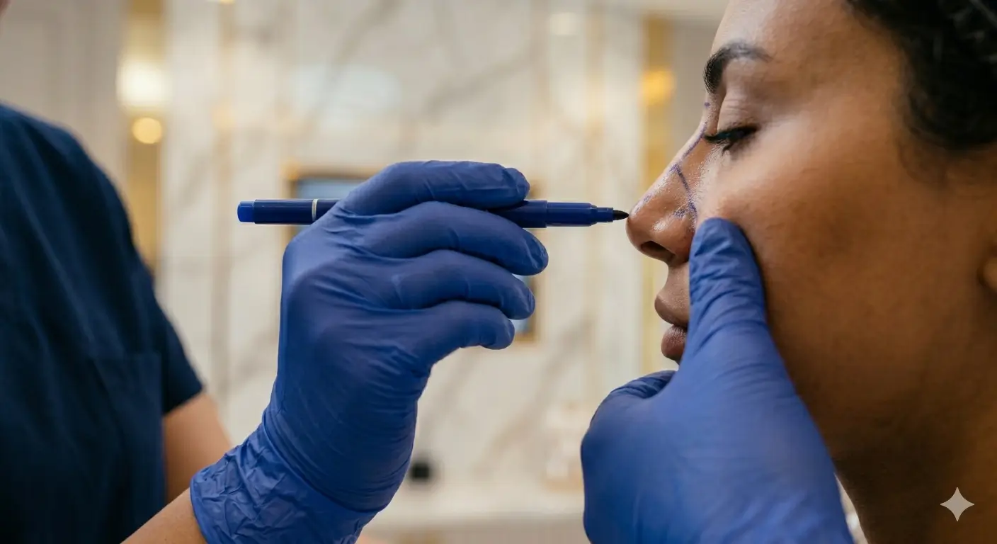 عمليات تجميل الانف في عيادة د  حسن النعيم بالرياض